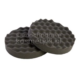 DOL Gąbka polerska Średnia czarna karbowana 150mm