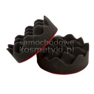 DOL Gąbka polerska Średnia czarna karbowana 100mm