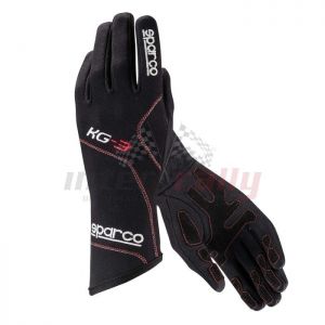 Rękawice kartingowe Sparco Blizzard KG-3 - Czarny