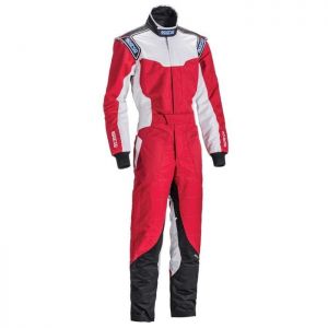 Kombinezon kartingowy Sparco KS-5 - Czerwono-biały