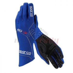 Rękawice kartingowe Sparco Blizzard KG-3 - Niebieski