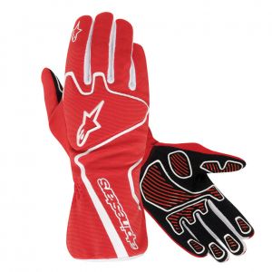 Rękawice kartingowe Alpinestars Tech 1-K Race - Czerwony