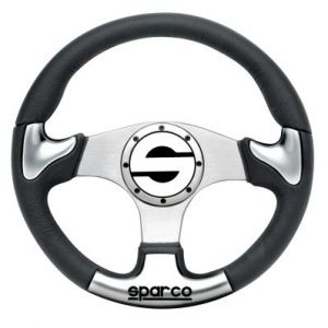 Kierownica Sparco P222 - Srebrny