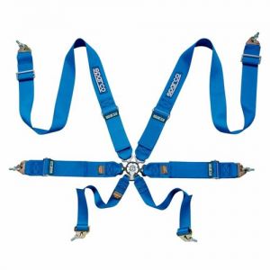 Pasy Sparco Racer 04827BM - Niebieski