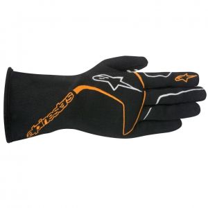 Rękawice Alpinestars Tech 1 Race - Czarno / Pomarańczowy