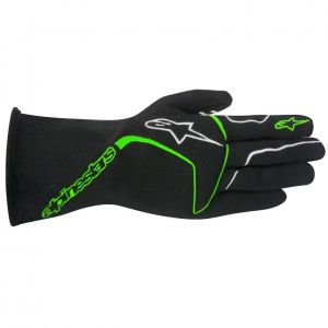 Rękawice Alpinestars Tech 1 Race - Czarno / Zielony