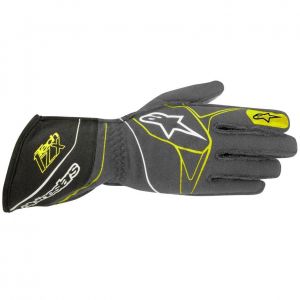 Rękawice Alpinestars Tech 1-Z - Szaro / żółty