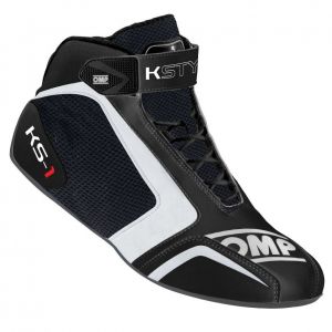 Buty kartingowe OMP KS-1 - Czarno-biały