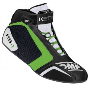 Buty kartingowe OMP KS-1 - Czarno / biało / szary