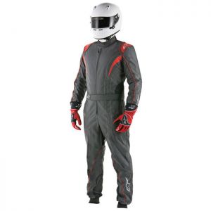 Kombinezon kartingowy Alpinestars KMX-5 - Szaro / Czerwony