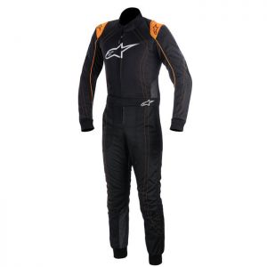 Kombinezon kartingowy Alpinestars KMX-9 - Czarno / Pomarańczowy