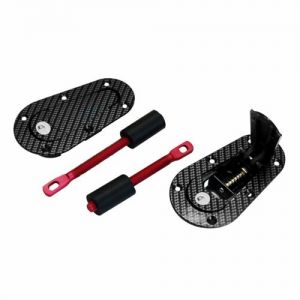 Zapinki maski AeroCatch Flush Plus z zamkiem - Carbon