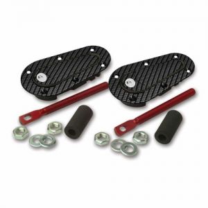 Zapinki maski AeroCatch Flush z zamkiem - Carbon