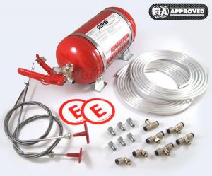 Mechaniczny system gaśniczy RRS FIA 4.25l.