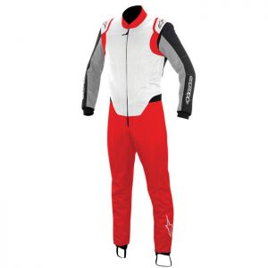 Kombinezon kartingowy Alpinestars KMX-1 - Czerwono / biało / czarny