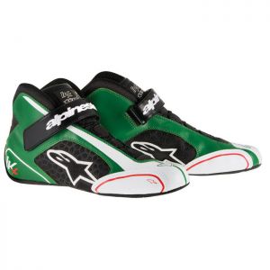 Buty Alpinestars Tech 1-KX - Zielono / Czarno / Biały
