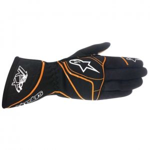 Rękawice kartingowe Alpinestars Tech 1-KX - Czarno / Pomarańczowy