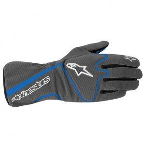 Rękawice kartingowe Alpinestars Tech 1-K Race - Szaro / Niebieski