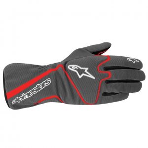 Rękawice kartingowe Alpinestars Tech 1-K Race - Szaro / Czerwony