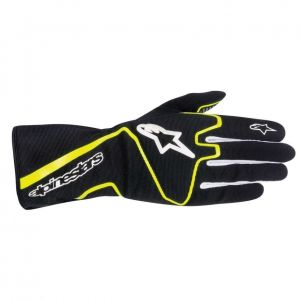 Rękawice kartingowe Alpinestars Tech 1-K Race - Czarno / żółty