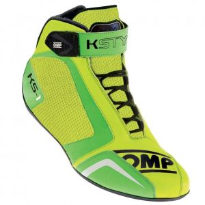 Buty kartingowe OMP KS-1 - Żółto - zielony