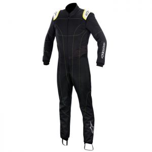 Kombinezon kartingowy Alpinestars KMX-1 - Czarno / biało / żółty