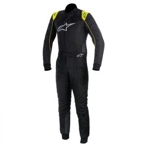 Kombinezon kartingowy Alpinestars KMX-9 dla dzieci - Czarno / żółty