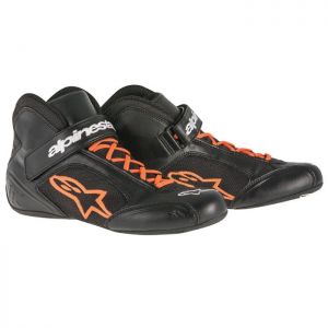 Buty Alpinestars Tech 1-K Kart - Czarno / Pomarańczowy