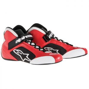 Buty Alpinestars Tech 1-K Kart - Czerwono / Biały