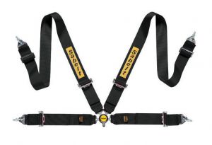 Pasy Sabelt Saloon Steel ECO 4-Punktowe - Czarny