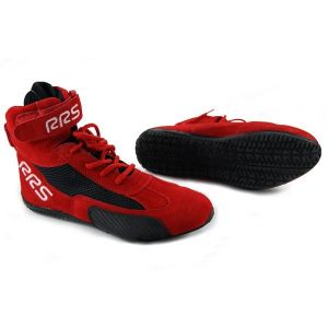 Buty zamszowe rajdowe / kartingowe RRS (bez FIA) - Czerwony