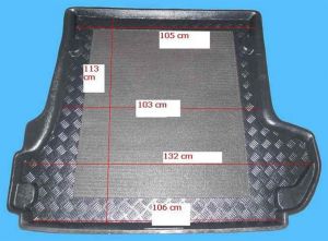 Mata do bagażnika antypoślizgowa Toyota LAND CRUISER 90 1999-2002