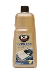 K2 Express PLUS Szampon samochodowy z woskiem 1l