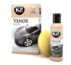 K2 VENOX Mleczko do usuwania rys + GĄBKA 180ml