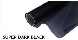 Folia do przyciemnia szyb 75x300cm Super Dark Black
