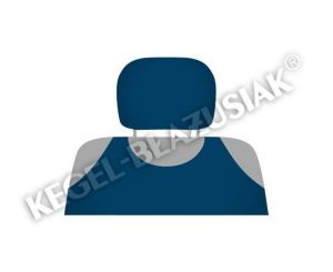 Pokrowce KOSZULKI na zagłówki - GRANATOWE + DOSTAWA 24H // ODBIÓR OSOBISTY WARSZAWA ul. Grochowska 1