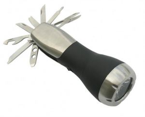 Latarka LED wielofunkcyjna + Narzędzia 2w1