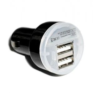 Ładowarka samochodowa 2x USB 12V-24V 1000mA 2100mA + DOSTAWA 24H // ODBIÓR OSOBISTY WARSZAWA ul. Gro