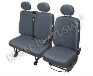 Pokrowce samochodowe Practical Grey DV1M DV2L - Szary