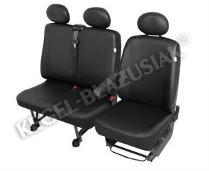 Pokrowce samochodowe Practical Black DV1M DV2L - Czarny