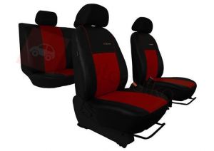 Pokrowce samochodowe EXCLUSIVE - POK-TER Skórzane Bordowe Mercedes Klasa B W245 2004 - 2011 - Bordow