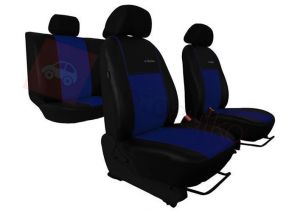 Pokrowce samochodowe EXCLUSIVE - POK-TER Skórzane Niebieskie Volkswagen Golf VII 2012-2015 - Niebies