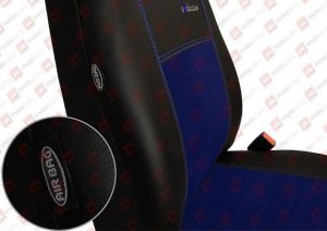 POK-TER Skóra Alkantara Niebieskie Pokrowce samochodowe Volkswagen Beetle od 2011 - Niebieski