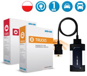 Tester diagnostyczny Autocom CARS & TRUCK COMPLETE + Rok licencji + Zestaw adapterów