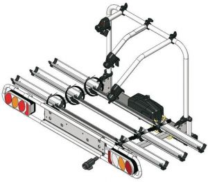 Bagażnik rowerowy na hak Fabbri Bici Exclusiv Deluxe 3 rowery + adapter na 4 rower