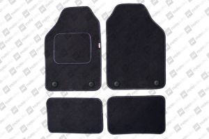 Komplet dywaników welurowych miarowych czarne - Renault Megane I 1995-2002 Coupe
