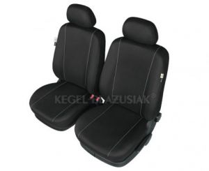 Pokrowce samochodowe SOLID Black przód L