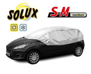 Pokrowiec ochronny na samochód Solux hatchback S-M + 24H DOSTAWA // ODBIÓR OSOBISTY WARSZAWA ul. Gro
